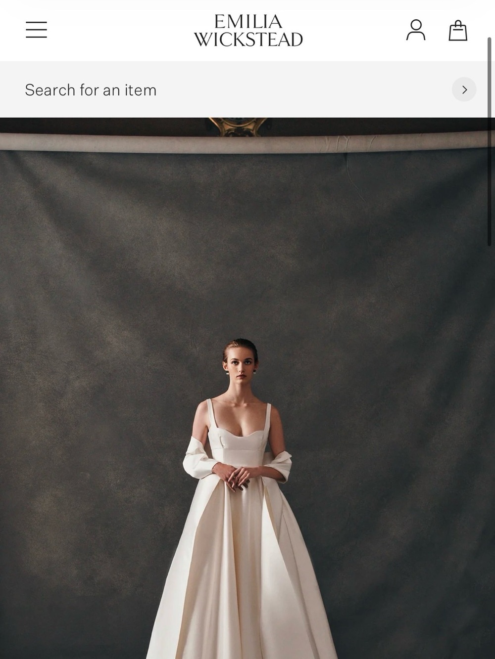 ISO!! Emilia Wickstead Satin Gown